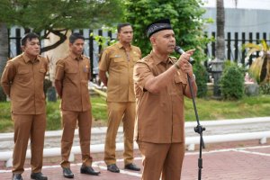 Kadisdik Pimpin Apel, Disiplin dan Reformasi Pendidikan Jadi Kunci Kemajuan Aceh