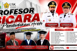 Kadisdik Kumpulkan 21 Guru Besar, Bedah Pendidikan Aceh dari Hulu ke Hilir