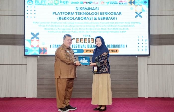 Dihadiri Tim dari Kemendikdasmen, Pj Sekda Sabang Buka Pelatihan Diseminasi Platform Teknologi Belajar Berkobar