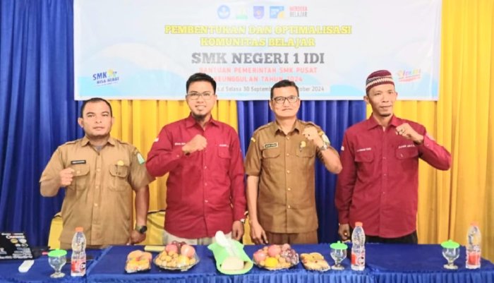 SMKN 1 Idi Adakan Workshop Pembentukan dan Optimalisasi Komumitas Belajar