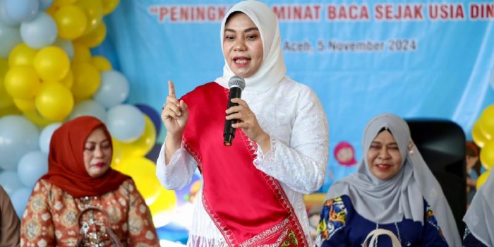 Bangun Generasi Cerdas, Bunda Literasi Aceh Serukan Pentingnya Minat Baca Sejak Usia Dini