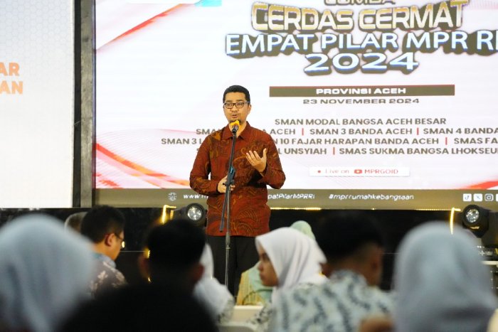 Kadisdik Aceh Ajak Generasi Muda Menghayati Empat Pilar Kebangsaan pada Lomba Cerdas Cermat MPR RI 2024