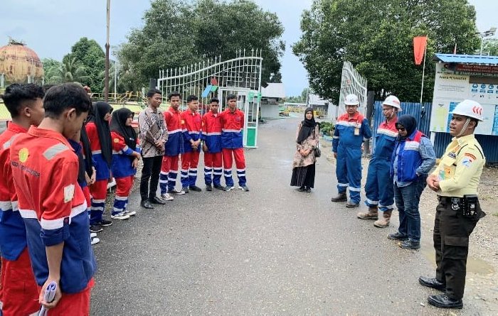 SMKN 1 Indra Makmu Kunjungi PT Pertamina Hulu Rokan Rantau Field