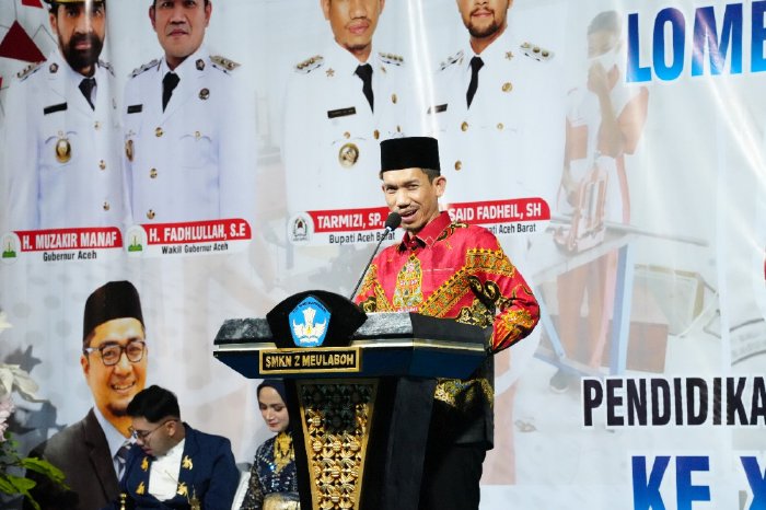 Bupati Aceh Barat Buka LKS SMK ke-XXXIII; Tekankan Pendidikan Vokasi Berkualitas, Berdaya Saing dan Berkarakter