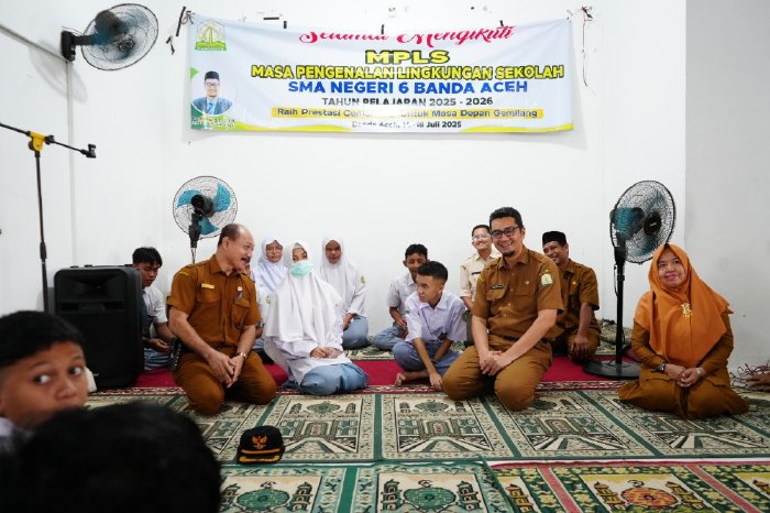 Kadisdik Aceh Tinjau MPLS di SMAN 6 Banda Aceh, Tekankan Pentingnya Lingkungan Sekolah Bebas Bullying